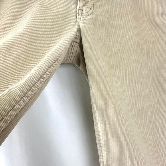 GAP Y2K Low Rise Bootcut Flare Tan Corduroy Pants Womens 30" Waist 2000s Indie - Picture 2 of 7